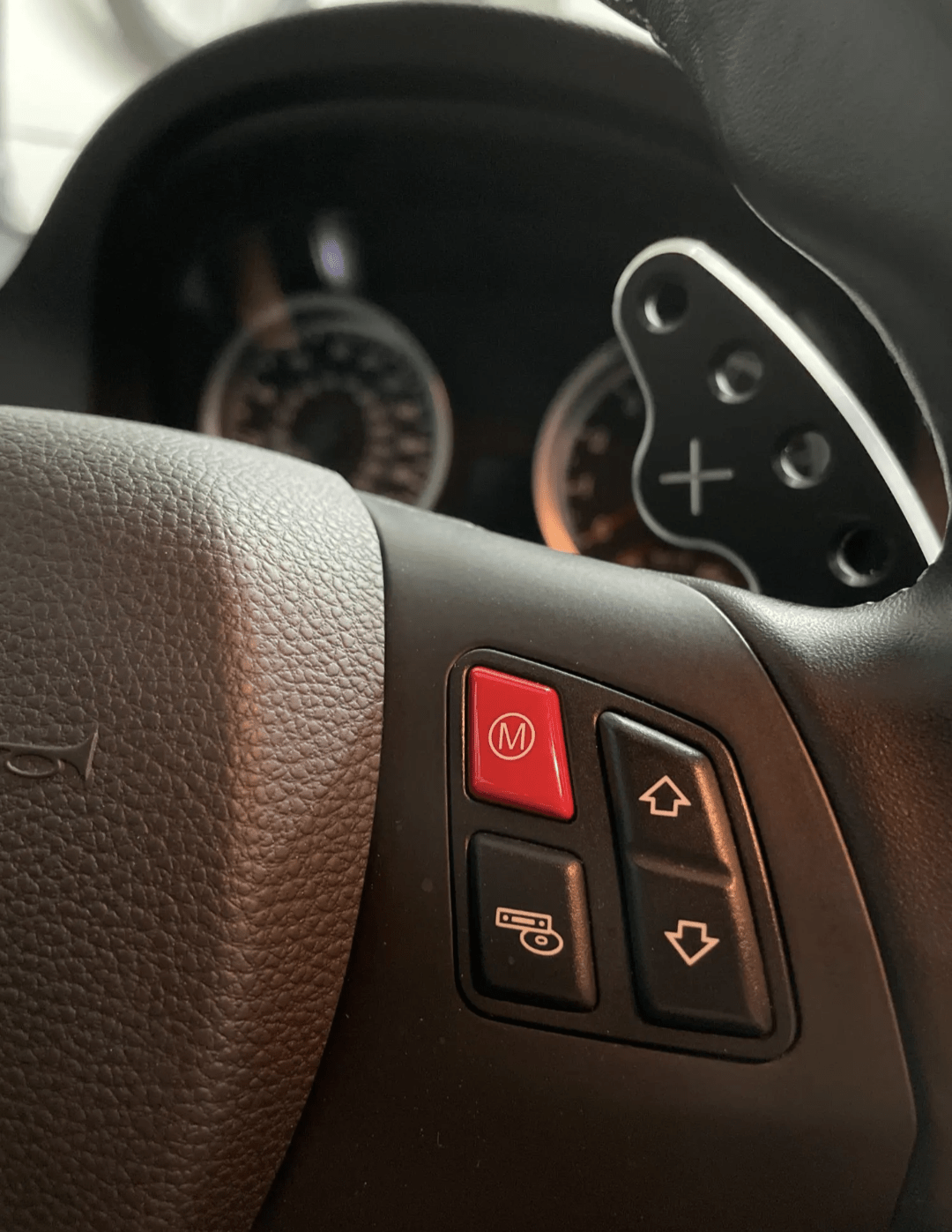 Coques de rétroviseurs type M3 BMW Série 3 E90 et E92 LCI Bouton Start & Stop Performance Rouge pour BMW Série 3 E92 E93 (2007 à 2013)