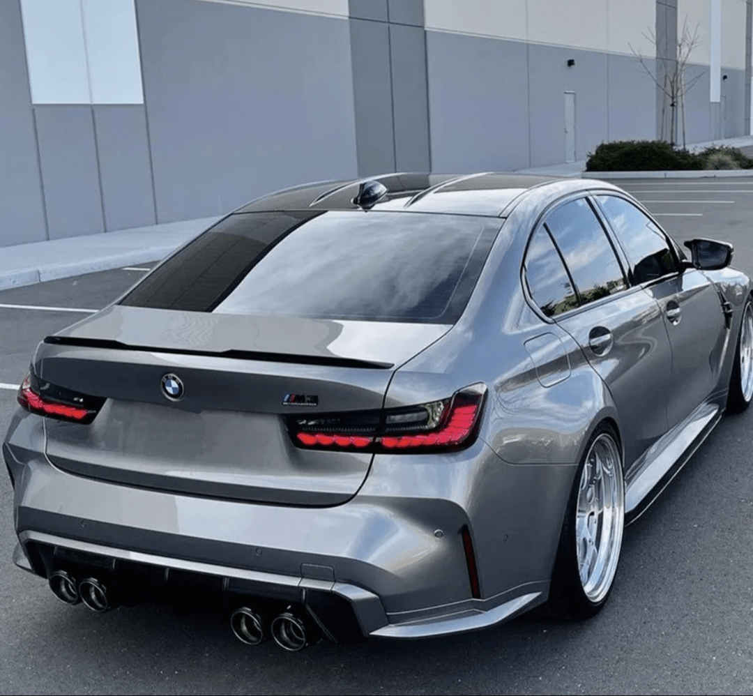Aileron Spoiler de coffre type M Performance Noir Brillant pour BMW Série 3 G20 M3 G80 (2020 - 2024)