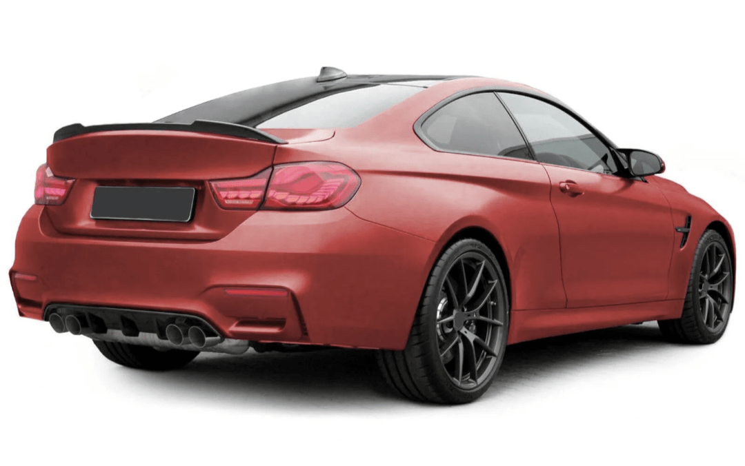 Coques de rétroviseurs type M4 Competition Noires pour BMW Série 4 F32 (2012-2020) Aileron Spoiler de coffre type M Performance Noir Brillant pour BMW Série 4 F32 (2012 - 2020)