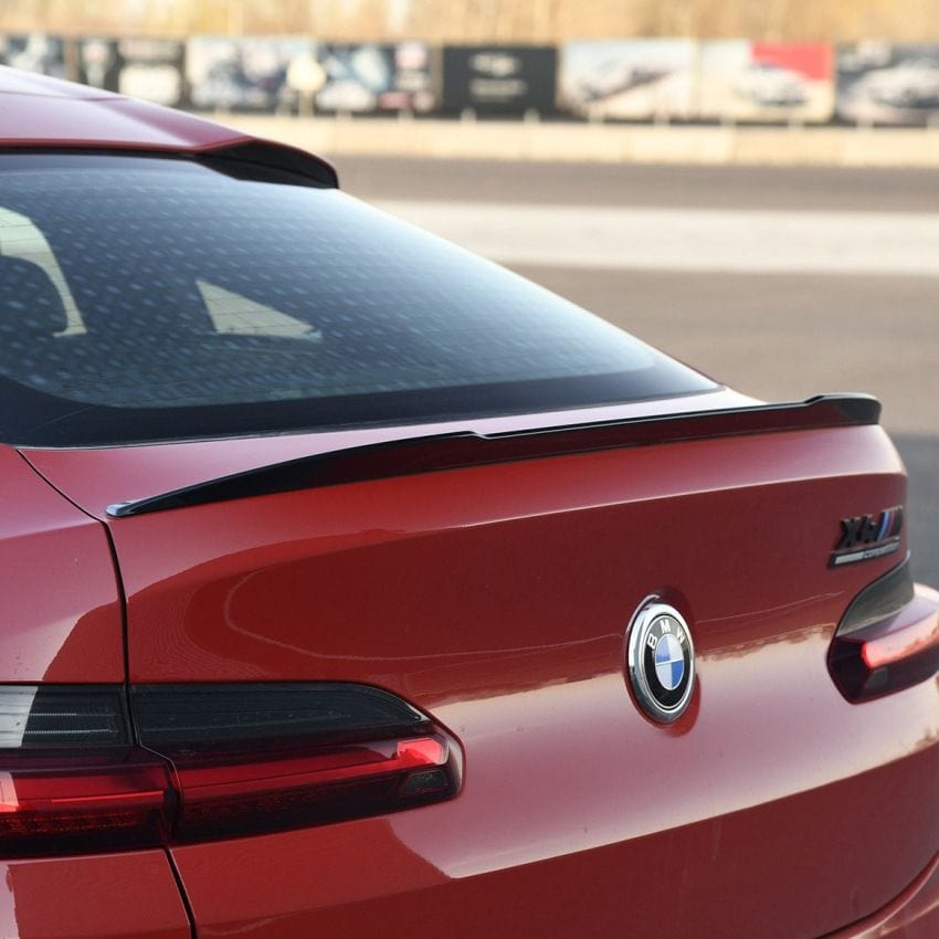 Aileron Spoiler de coffre type M Performance Noir Brillant pour BMW X4 G02 (À partir de 2018)
