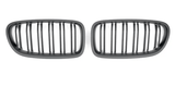 Noir mat Grilles de calandre noires pour BMW Série 5 F10 type M Performance (2013-2020) BMW Série 5 F10 - Grilles de calandre noires type M5 Competition (2010 - 2017)
