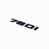 Logo de Coffre Noir Badges BMW Série 7 730d 740d 750d 730i 735i 740i 745i 750i E38 E65 F01