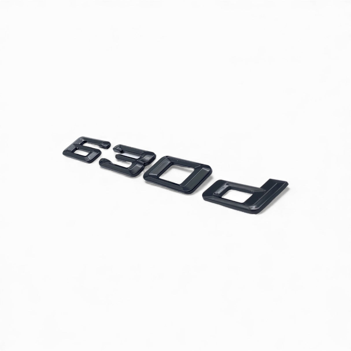 Trunk Badges, Logos, Black Lettering for BMW 6 Series 630i 640i 645i 650i E63 E64 F06 F12 F13 G32