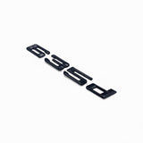 Trunk Badges, Logos, Black Lettering for BMW 6 Series 630i 640i 645i 650i E63 E64 F06 F12 F13 G32