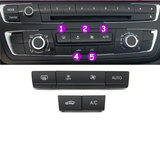 Boutons de radio et de climatisation pour BMW Série 1 F20