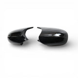 Coques de rétroviseurs type M Performance noires brillantes pour BMW Série 1 E87 et E81 (2004 - 2009)