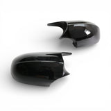 Coques de rétroviseurs type M Performance noires brillantes pour BMW Série 1 E87 et E81 (2004 - 2009)