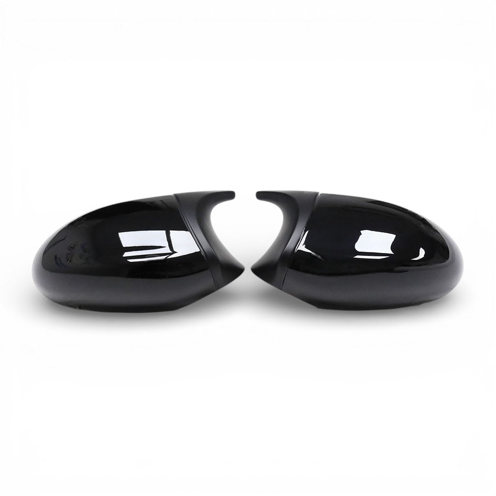 Coques de rétroviseurs type M Performance noires brillantes pour BMW Série 1 E87 et E81 (2004 - 2009)