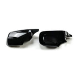 Coques de rétroviseurs type M Performance noires brillantes pour BMW Série 3 E46 (1998 - 2001)