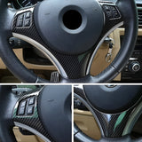 Carbon Replica Steering Wheel Inserts for BMW 3 Series Sedan E90/Coupé E92 - 2005 to 2012