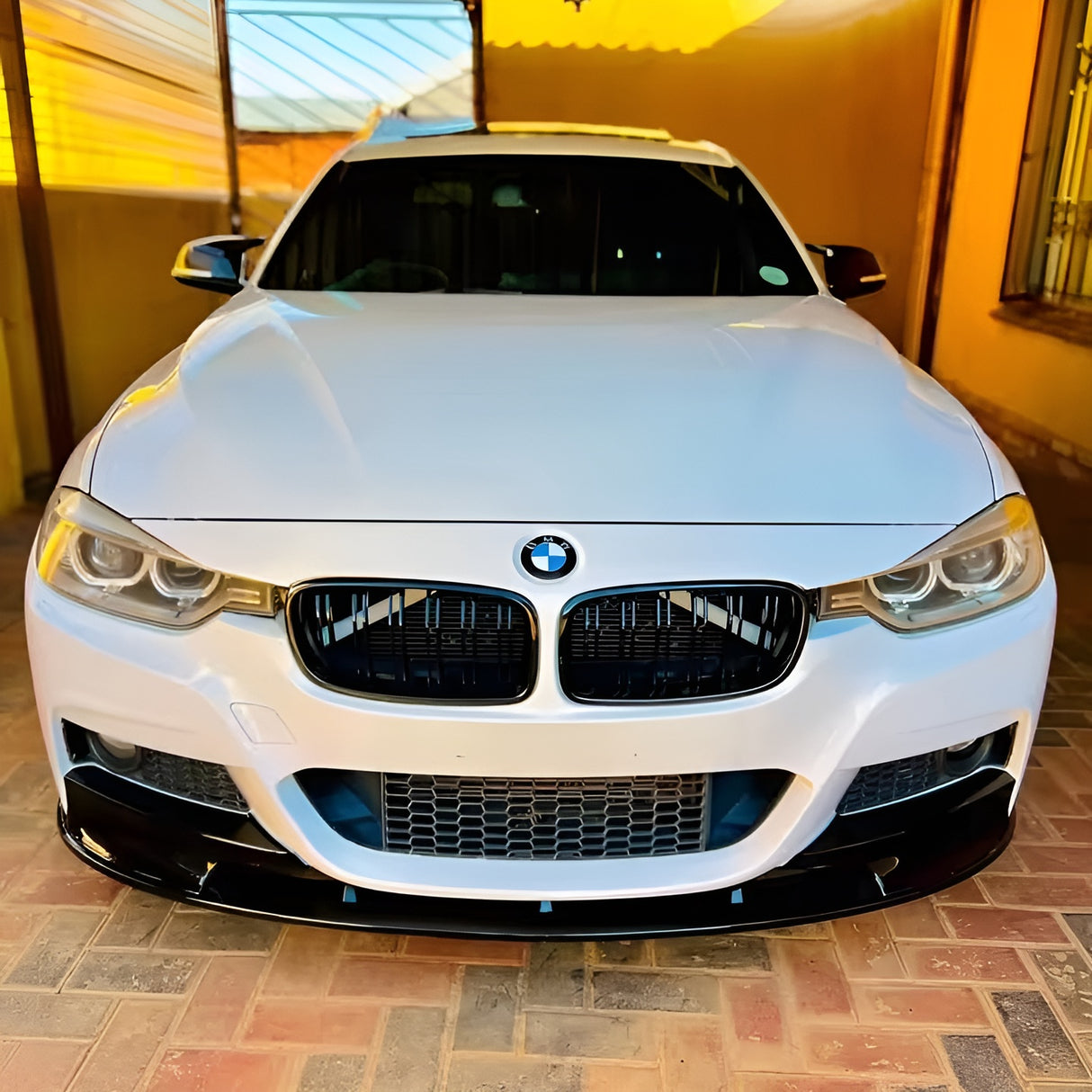 Front bumper splitter lip for BMW 3 Series F30 F31 (2011 to 2019)