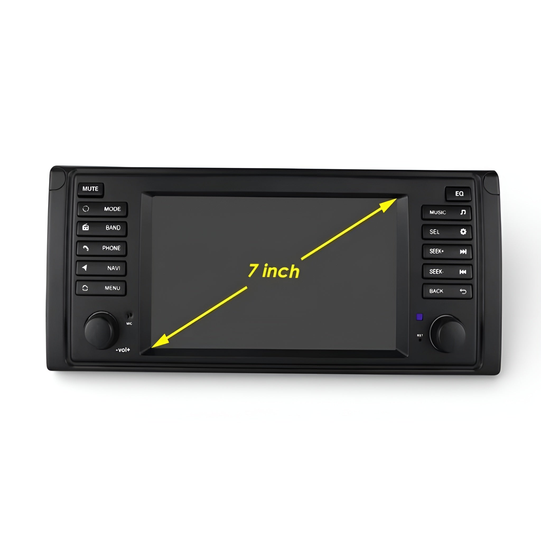 Connected car radio with Android Auto and Apple CarPlay for BMW 7 Series E38 (1994 - 2001)