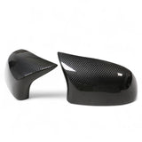 Coques de rétroviseurs type M Performance en fibre de carbone pour BMW X4 F26 (2010 - 2017)