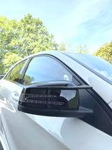 Coques de rétroviseurs noires brillantes pour Mercedes Classe A W176 (2012 - 2018)