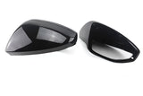 Coques de rétroviseurs noires brillantes pour Audi A7 S7 RS7 C8 (2018 à 2025)