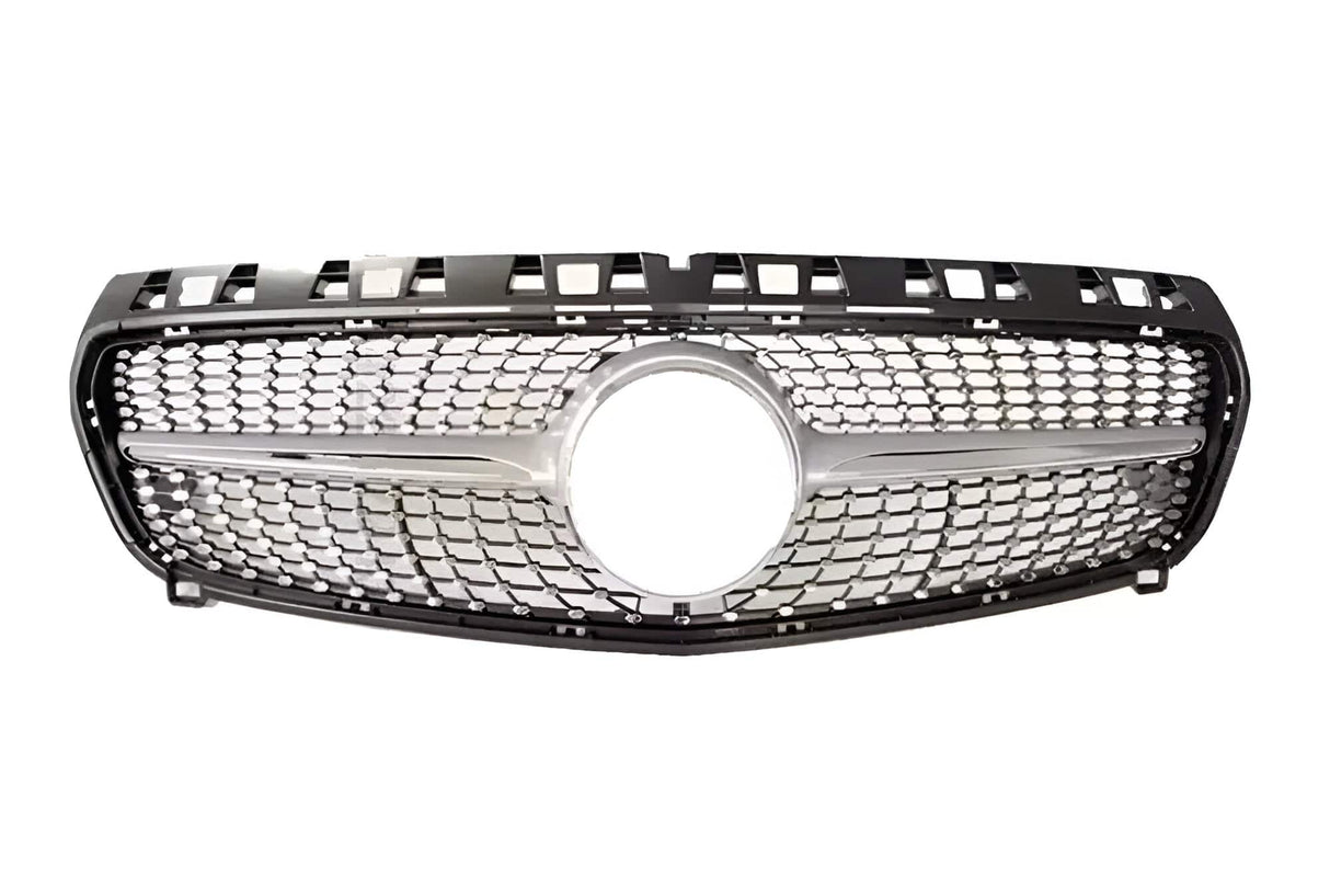Couleur Argent - Avant restylage (2013-2015) Calandre Diamant pour Mercedes Classe A W176 2013 -2018