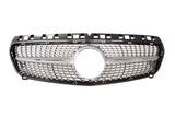 Couleur Argent - Avant restylage (2013-2015) Calandre Diamant pour Mercedes Classe A W176 2013 -2018