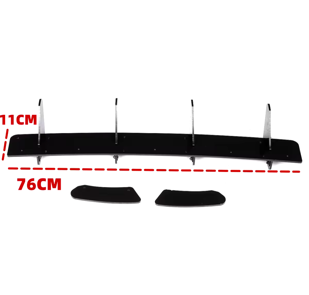 diffuseur pare choc arriere volkswagen golf 7 vw gti
