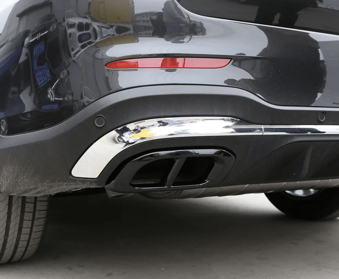 Embouts d'Échappements Performance Noirs pour Mercedes GLC W253 C253 type AMG (2015-2022)