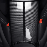 Garnitures de boîte à gant centrale carbone replica pour Mercedes Classe C W205