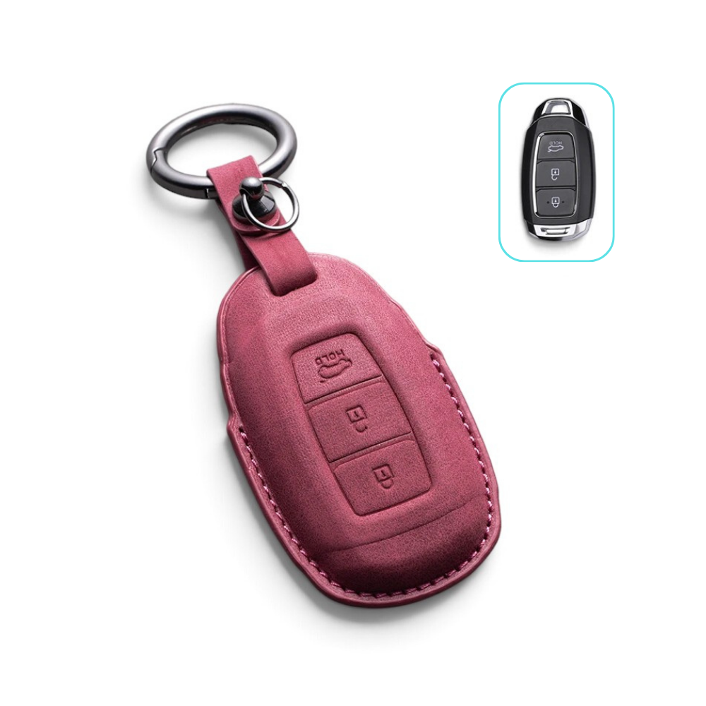 Coque de clé Alcantara pour Hyundai