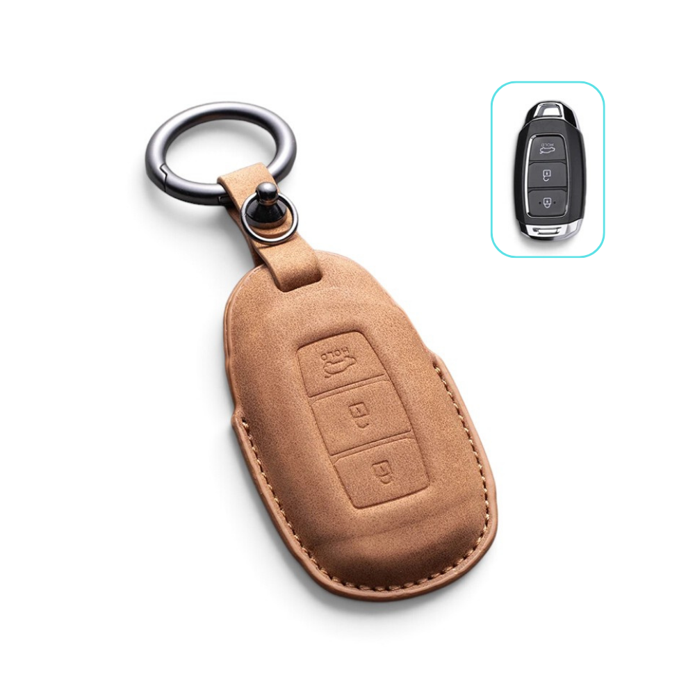 Coque de clé Alcantara pour Hyundai