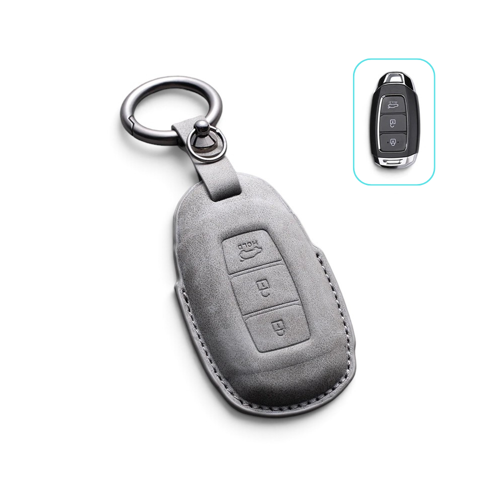 Coque de clé Alcantara pour Hyundai