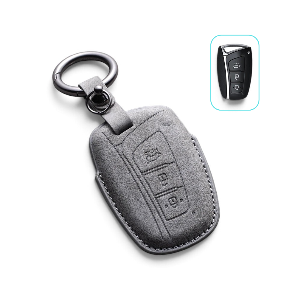 Coque de clé Alcantara pour Hyundai