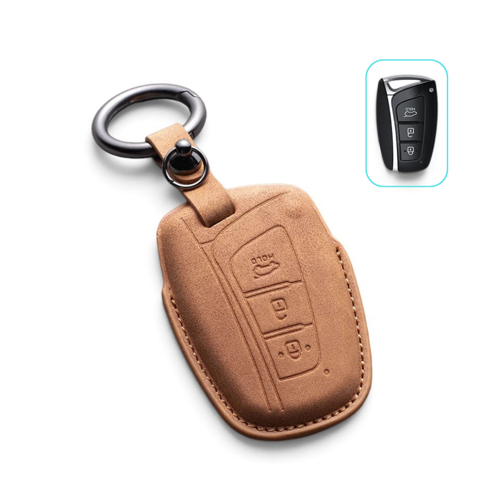 Coque de clé Alcantara pour Hyundai