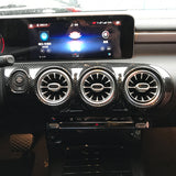 Inserts intérieurs de Portes Tableau de Bord Console Centrale Look Carbone pour Mercedes Classe A W177 et CLA C118 (2018 à 2023)