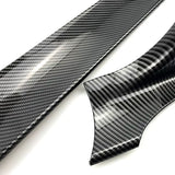 Carbon replica interior dashboard and center armrest inserts for Mercedes GLC W253 (2015 - 2020)