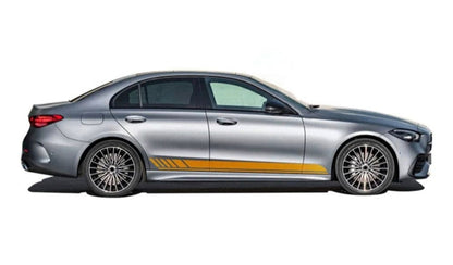 Jaune (côté droit et gauche) / Berline W206 Autocollants Stickers AMG Edition One pour Mercedes Benz Classe C W206 S206 - 2021 à 2024