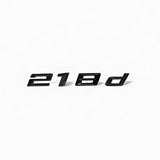 Logo de coffre noir Badge de Motorisation BMW Série 2 F22 218i 220i 225i 228i 230i 218d 220d 225d