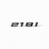 Logo de coffre noir Badge de Motorisation BMW Série 2 F22 218i 220i 225i 228i 230i 218d 220d 225d