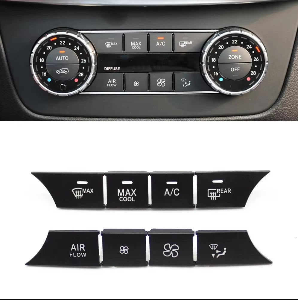 Boutons de climatisation pour Mercedes-Benz GLE W166 et GLE Coupé W292