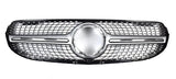 Argent / Après restylage (2019 à 2022) / Autres finitions Calandre Diamant pour Mercedes GLC W253 (2015 à 2022)
