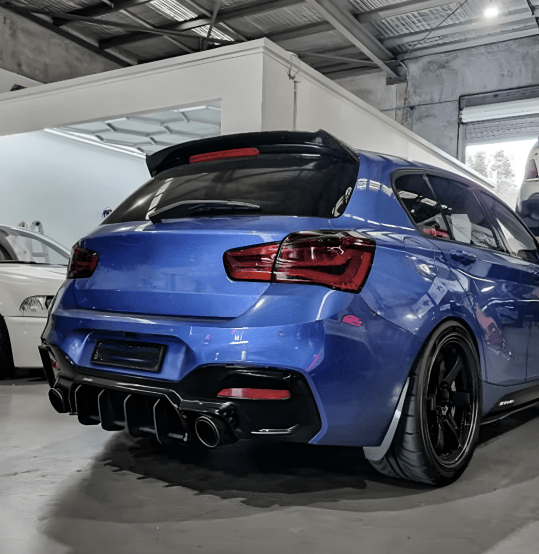 Diffuseur pare-choc arrière type M Performance pour BMW M140i F20 (201