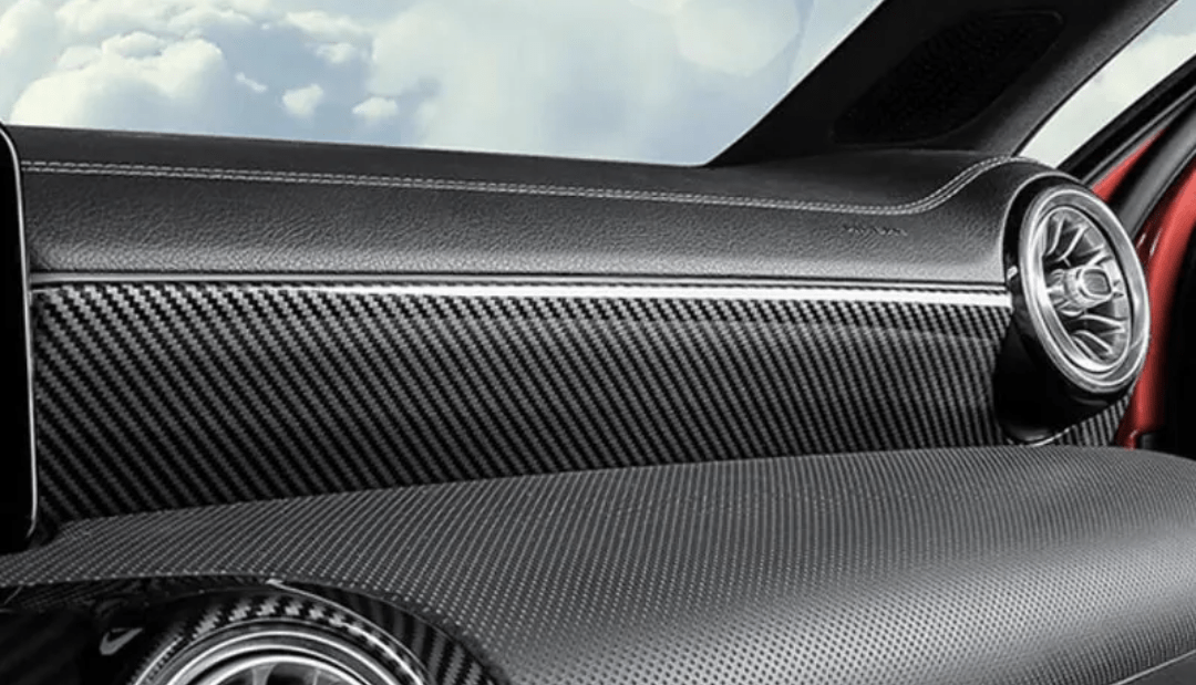 Inserts intérieur carbone tableau de bord pour Mercedes Classe A W177 CLA C118 (2018 à 2023)