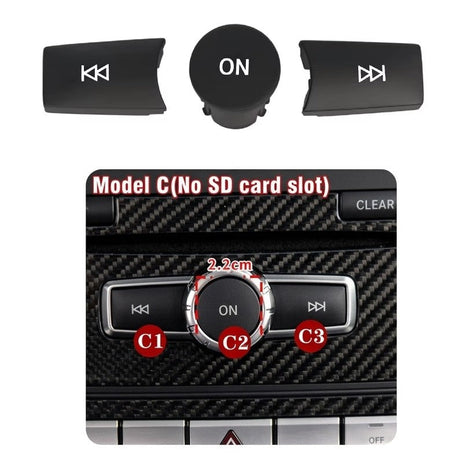 Boutons de console centrale pour Mercedes-Benz GLA W156