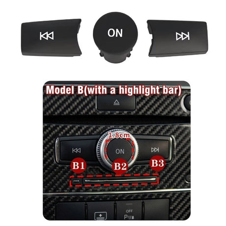 Boutons de console centrale pour Mercedes-Benz GLA W156