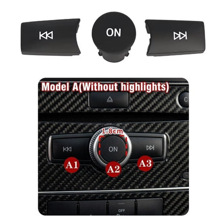 Boutons de console centrale pour Mercedes-Benz GLA W156