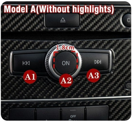 Boutons de console centrale pour Mercedes-Benz GLA W156