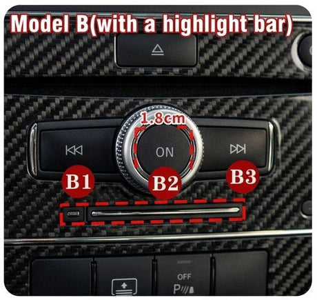 Boutons de console centrale pour Mercedes-Benz GLA W156