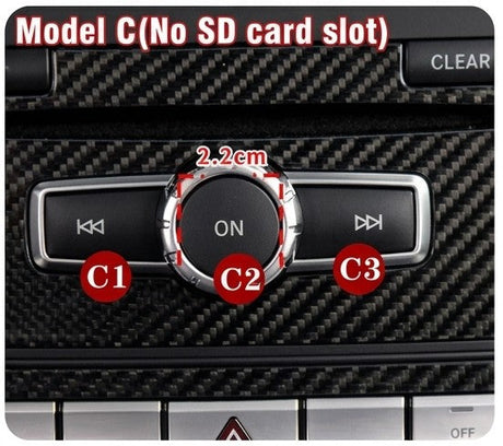 Boutons de console centrale pour Mercedes-Benz GLA W156