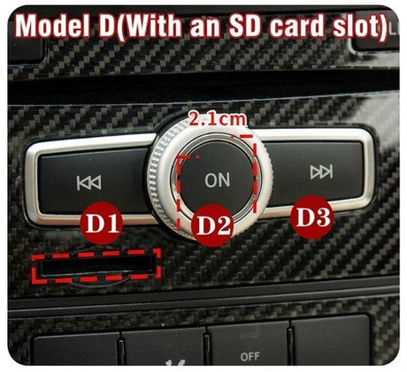 Boutons de console centrale pour Mercedes-Benz GLA W156