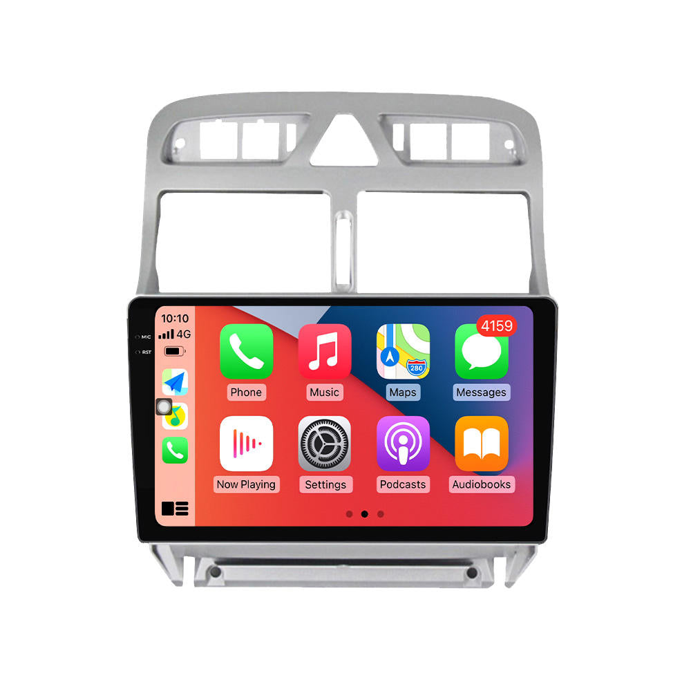 Autoradio Apple Carplay/AndroidAuto pour Peugeot 307 - 2001 à 2008
