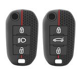 Coque de Clé Peugeot SIlicone – Housse de Protection pour Télécommande Peugeot 207 208 2008 308 3008 5008