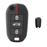 Coque de Clé Peugeot SIlicone – Housse de Protection pour Télécommande Peugeot 207 208 2008 308 3008 5008