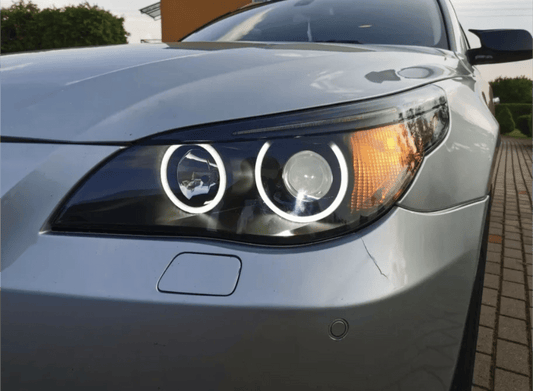 Phares Angel Eyes Anneaux LED pour BMW Série 5 E60 (2003 à 2010)