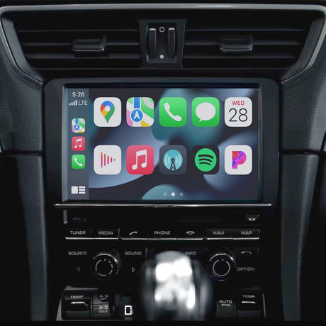 Module Autoradio Connecté Apple Carplay/AndroidAuto pour Porsche Boxster 987 Phase 2 (2009 à 2013)